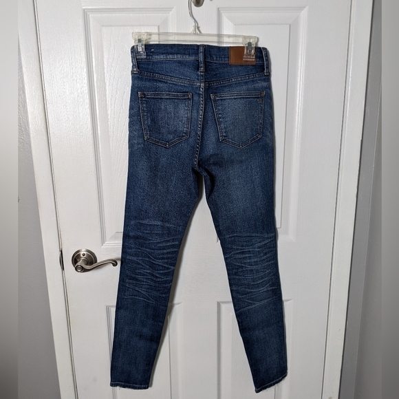 New Madewell 9" High Riser Skinny Skinny the‎ Rip and Repair Edition Size 25 - Picture 4 of 10
